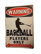 Metal sign baseball for sale  Morganton