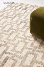 Tapete de área de lã tufado à mão ANTHRO MARENGO TAUPE tapete feito à mão para sala de estar comprar usado  Enviando para Brazil