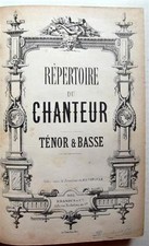 Repertoire chanteur tenor d'occasion  France