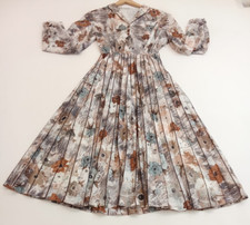 Vintage faltenkleid floralen gebraucht kaufen  Rastatt