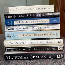 Lot Of 8 Nicholas Sparks Hardcover and Paperback Books Including The Notebook comprar usado  Enviando para Brazil