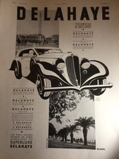 Publicite ancienne automobile d'occasion  Cheval-Blanc