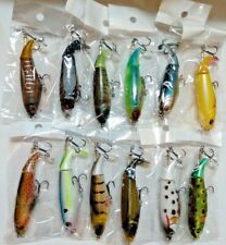 Usado, Isca de pesca Whopper Plopper 90 estilo 105mm 17g Topwater Popper - Lote de 12 cores comprar usado  Enviando para Brazil