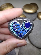 Herz mandala stein gebraucht kaufen  Friedrichshafen