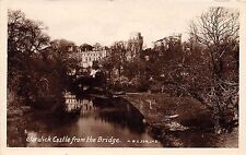 WARWICK CASTLE Depuis Le Pont UK H BESON & SON PHOTO CARTE POSTALE TIMBREE 1920 comprar usado  Enviando para Brazil