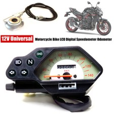 Usado, Medidor odômetro velocímetro digital LCD moto modificada 12V km/h RPM comprar usado  Enviando para Brazil