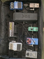 Placa Vangoa com 7 pedais de guitarra lote com fonte de alimentação Boss MXR Ibanex amplificadores verdes, usado comprar usado Placa Vangoa com 7 pedais de guitarra lote com fonte de alimentação Boss MXR Ibanex amplificadores verdes, usado comprar usado  Enviando para Brazil