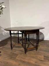 Oak gateleg dining for sale  WREXHAM
