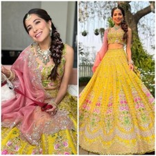 Lehenga choli indian d'occasion  Expédié en Belgium