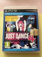 JUST DANCE 4 PER PS3 PLAYSTATION 3 DISCO OTTIMO STATO SENZA MANUALE GIOCO Move comprar usado  Enviando para Brazil