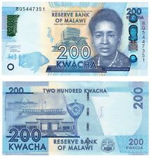 2022 Malawi P65a 200 Kwacha Banknote UNC na sprzedaż  Wysyłka do Poland