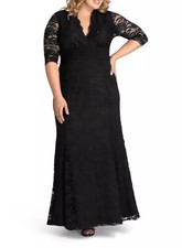 Vestido KIYONNA plus size tela sirene renda ônix. Tamanho 5xl. Novo sem etiquetas. 16 comprar usado  Enviando para Brazil