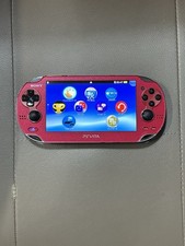 Console portátil Sony PS Vita PCH-1000 vermelho OLED testado funcionando Japão comprar usado  Enviando para Brazil