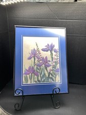 Iris print matted for sale  Ottumwa