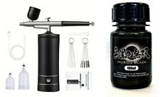 Vernice Musou Nera 100Ml Con Kit Mini Aerografo Portatile - Nero Più Nero comprar usado  Enviando para Brazil