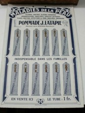 Carton publicitaire pommade d'occasion  France