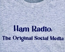 Rádio Amador-A Camiseta Original de Mídia Social Rádio Amador, Camiseta Design Hip Ham comprar usado  Enviando para Brazil
