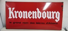 Plaque émaillée bière d'occasion  Bischoffsheim