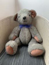 Vintage grey plush for sale  UK