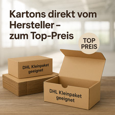 Versandkarton dhl kleinpaket gebraucht kaufen  Villmar