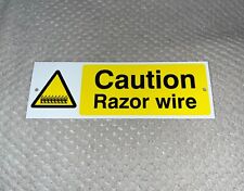 Caution razor wire for sale  UK