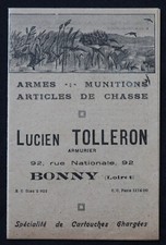 Catalogue lucien tolleron d'occasion  Nantes-