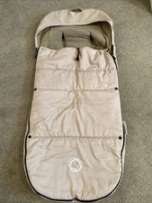 Beige bugaboo footmuff for sale  LEEK