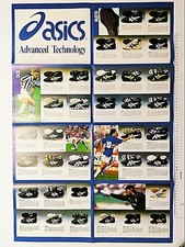 Poster asics scarpe usato  Italia