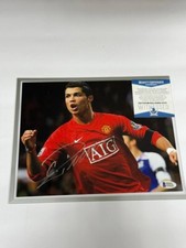 Foto autografada assinada por Cristiano Ronaldo 8x10 Beckett certificado de autenticidade comprar usado  Enviando para Brazil
