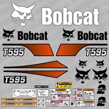 Bobcat T595-Carregador Adesivo Decalque aufkleber Conjunto De Adesivo comprar usado  Enviando para Brazil