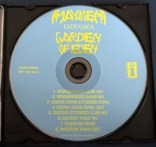 Lady Gaga Garden Of Eden Remixes Single Promo CD 8 tracks MAYHEM limited comprar usado  Enviando para Brazil