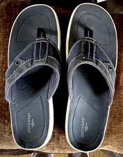 Sandálias Dockers chinelos masculinas tamanho 12M azul marinho, usadas em bom estado, usado comprar usado  Enviando para Brazil