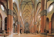 Cartolina bologna basilica usato  Milano