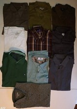 Lot chemises vertes d'occasion  Lille-