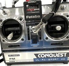Sistema de controle de rádio Futaba Conquest FP-T6NFK não testado comprar usado  Enviando para Brazil