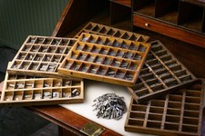 Vintage letterpress type for sale  LECHLADE