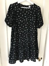 Black floral ditsy for sale  HERTFORD