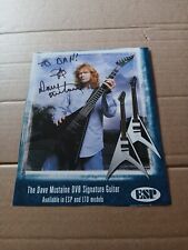 Dave mustaine megadeth for sale  Columbus