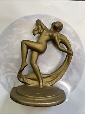 Estátua decorativa figurativa antiga ART DECO DANÇARINA NUA EM FERRO FUNDIDO L@@K comprar usado  Enviando para Brazil