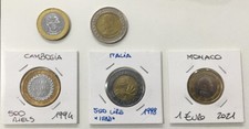 Lotto monete bimetalliche usato  Tempio Pausania