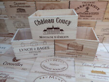 Wooden wine box for sale  CHIPPENHAM