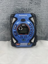 Rádio cassete Panasonic Shock Wave estéreo azul player RQ-SW33V -Testado funciona! comprar usado  Enviando para Brazil