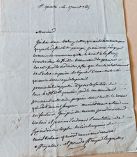 1815 letter about d'occasion  Expédié en Belgium