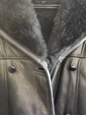 black sheepskin coat for sale  WISBECH