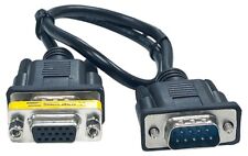 Cabo adaptador fêmea RGB CGA 9 pinos macho para VGA HD15 pinos, usado comprar usado  Enviando para Brazil