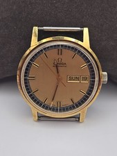 Vintage Omega 166.0117 Cal 1020 35mm Aço Folheado a Ouro Data do Dia Relógio Automático comprar usado Vintage Omega 166.0117 Cal 1020 35mm Aço Folheado a Ouro Data do Dia Relógio Automático comprar usado  Enviando para Brazil