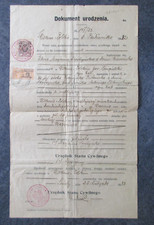 Pologne document timbres d'occasion  Vouillé