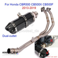 Dual outlet exhaust d'occasion  Expédié en Belgium