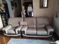 Canapé cuir fauteuil d'occasion  Asnières-sur-Seine