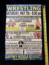 Wrestling event poster for sale  Dix